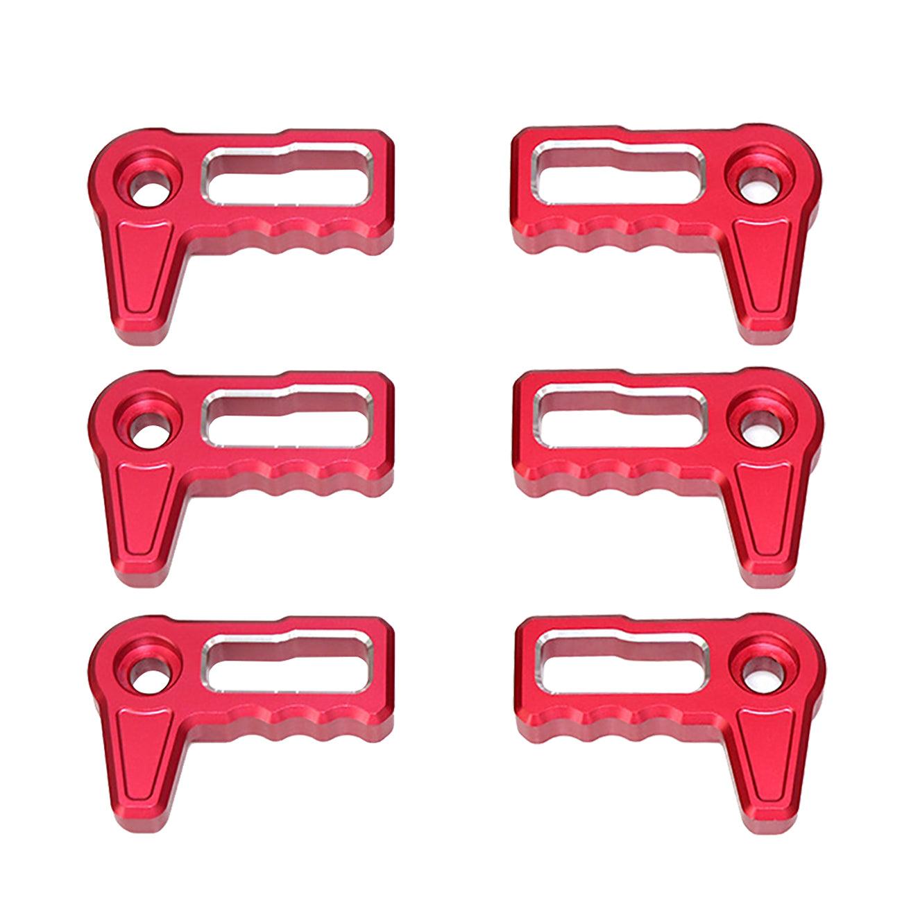 (6pcs/set) Top Roof Switch Handle for 2018-2022 Jeep Wrangler JL (Red/Black)