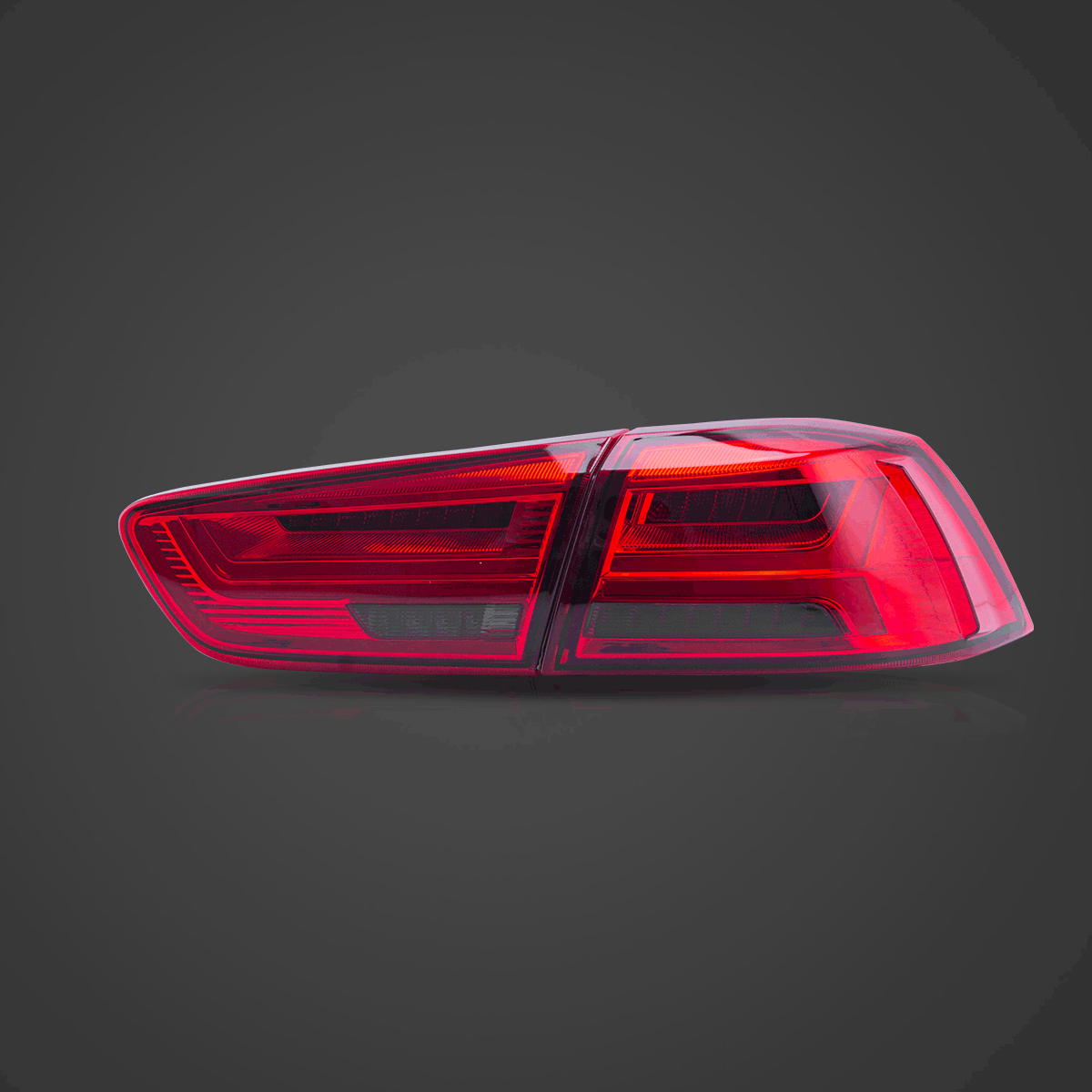 LED Tail Light Assembly With Sequential Turn Signal For 2008-2017 Mitsubishi Lancer & EVO X
