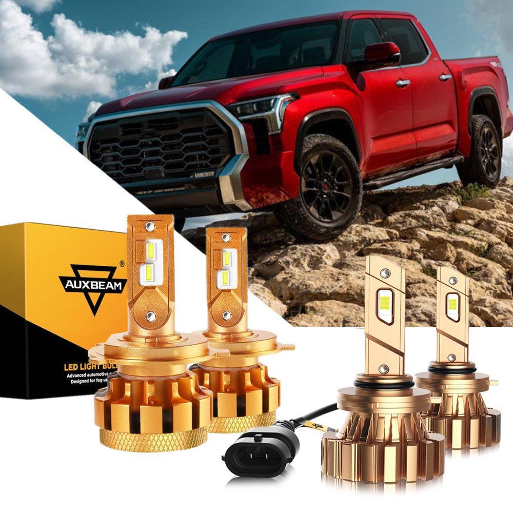 Para Toyota Tundra F-16 Plus Series 2000-2006 Canbus incorporado grado automotriz 14000LM bombillas LED paquete de haz alto y bajo