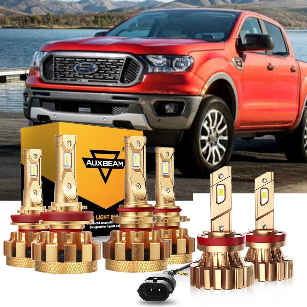 Para 2019 2020 FORD RANGER F-16 Plus Series Canbus incorporado grado automotriz 28000LM bombillas LED paquete de haz alto y bajo