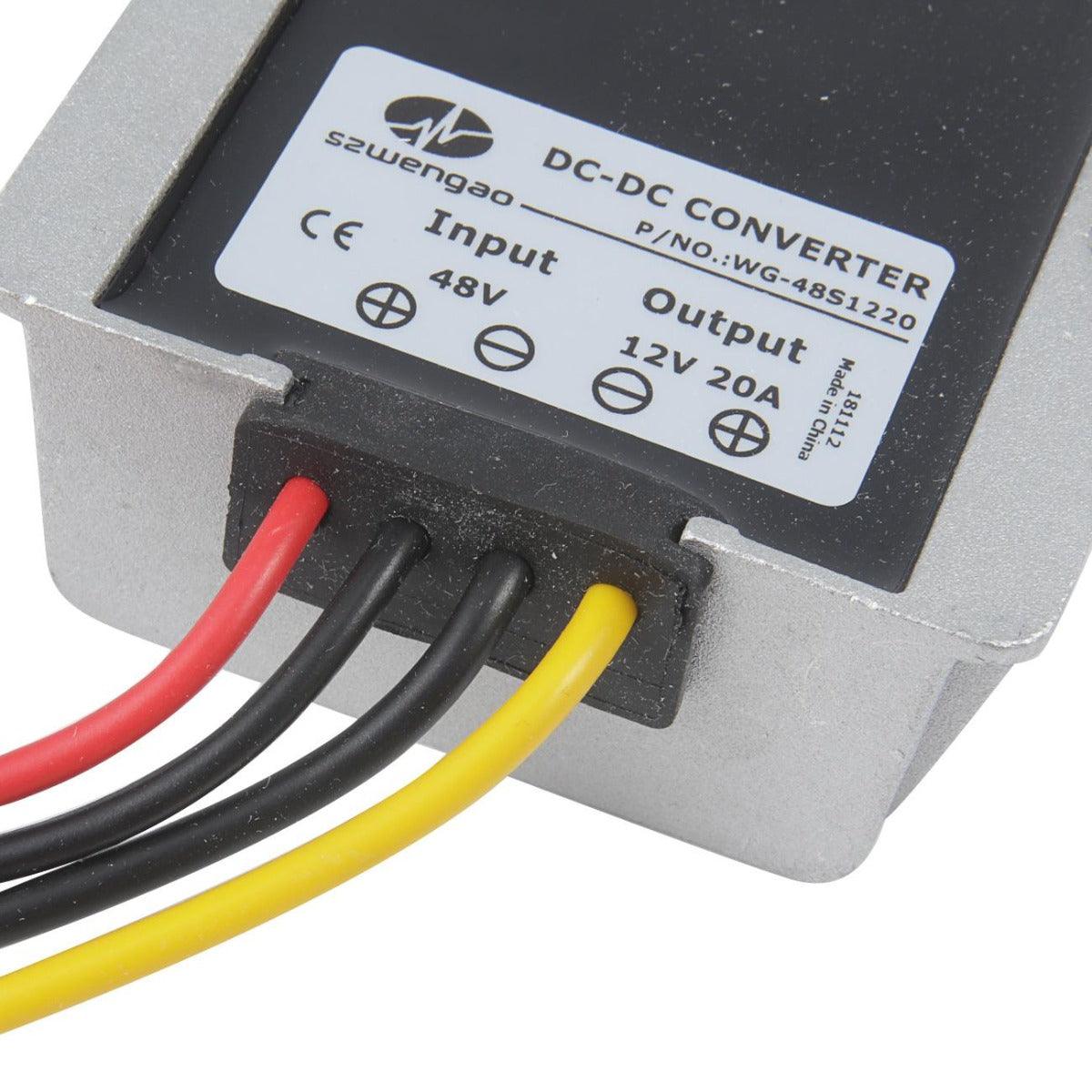 DC 48-12V 20A Voltage Converter Voltage Reducer Converter IP68