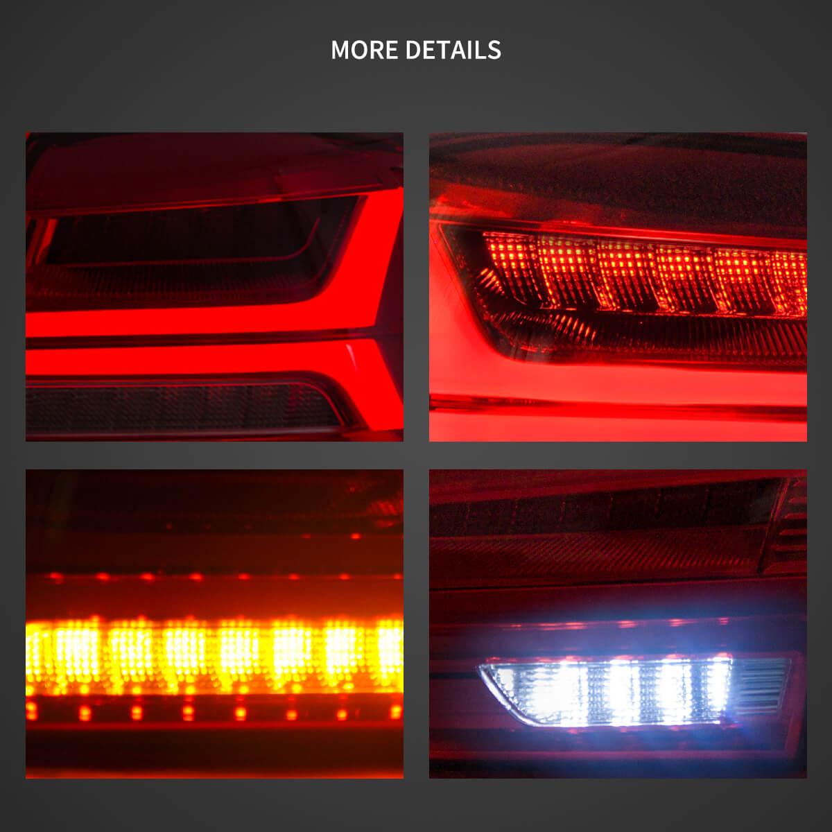 LED Tail Light Assembly With Sequential Turn Signal For 2008-2017 Mitsubishi Lancer & EVO X