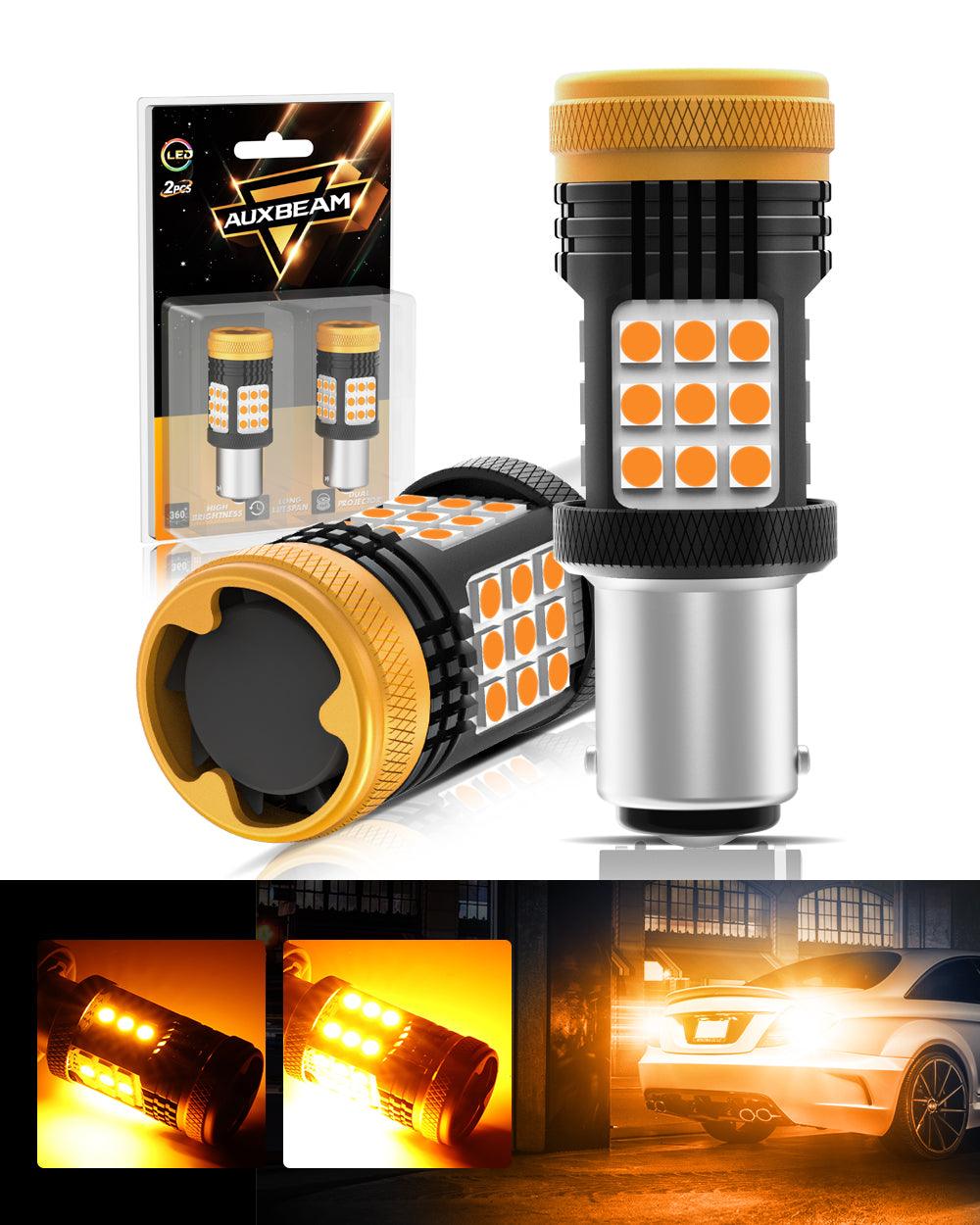 (2pcs/set) π1157 BAY15D 1156 BA15S BAU15S White Amber Red Canbus Error Free No Hyper Flash LED Turn Signal DRL Brake Light Tail Light Reversing Light Bulbs Fan Cooling