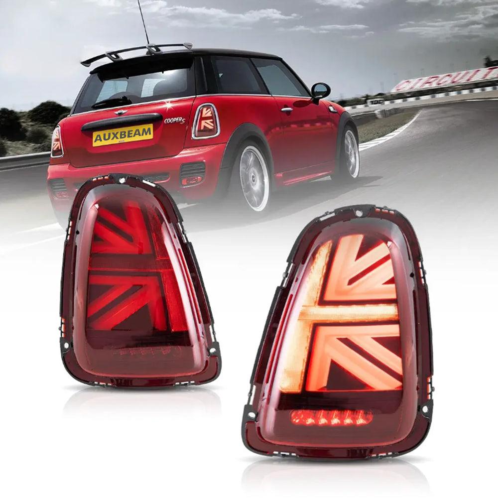 LED Tail Lights Assembly With Amber Sequential Turn Signal For 2007-2015 Mini R Series 2th Gen (R56 R57 R58 R59)