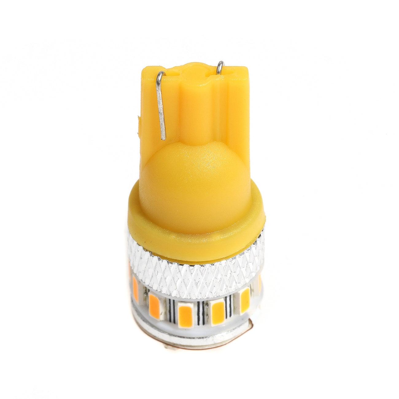 168 2825 W5W T10 LED License Plate/Side Marker/Interior Light Bulbs 4W 300% High Brightness CAN-Bus Error Free 3500K Amber | 2 Bulbs