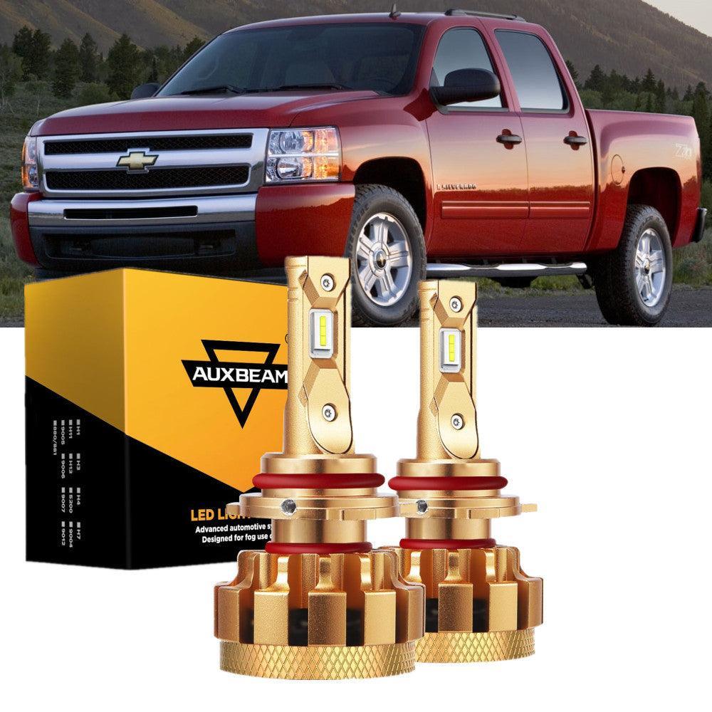 Para 2007-2015 Chevrolet Silverado 1500 F-16 Plus Series Canbus incorporado Grado automotriz 14000LM Bombillas LED Paquete de haz alto y bajo