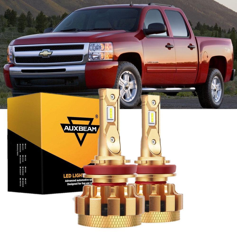 Para 2007-2015 Chevrolet Silverado 1500 F-16 Plus Series Canbus incorporado Grado automotriz 14000LM Bombillas LED Paquete de haz alto y bajo