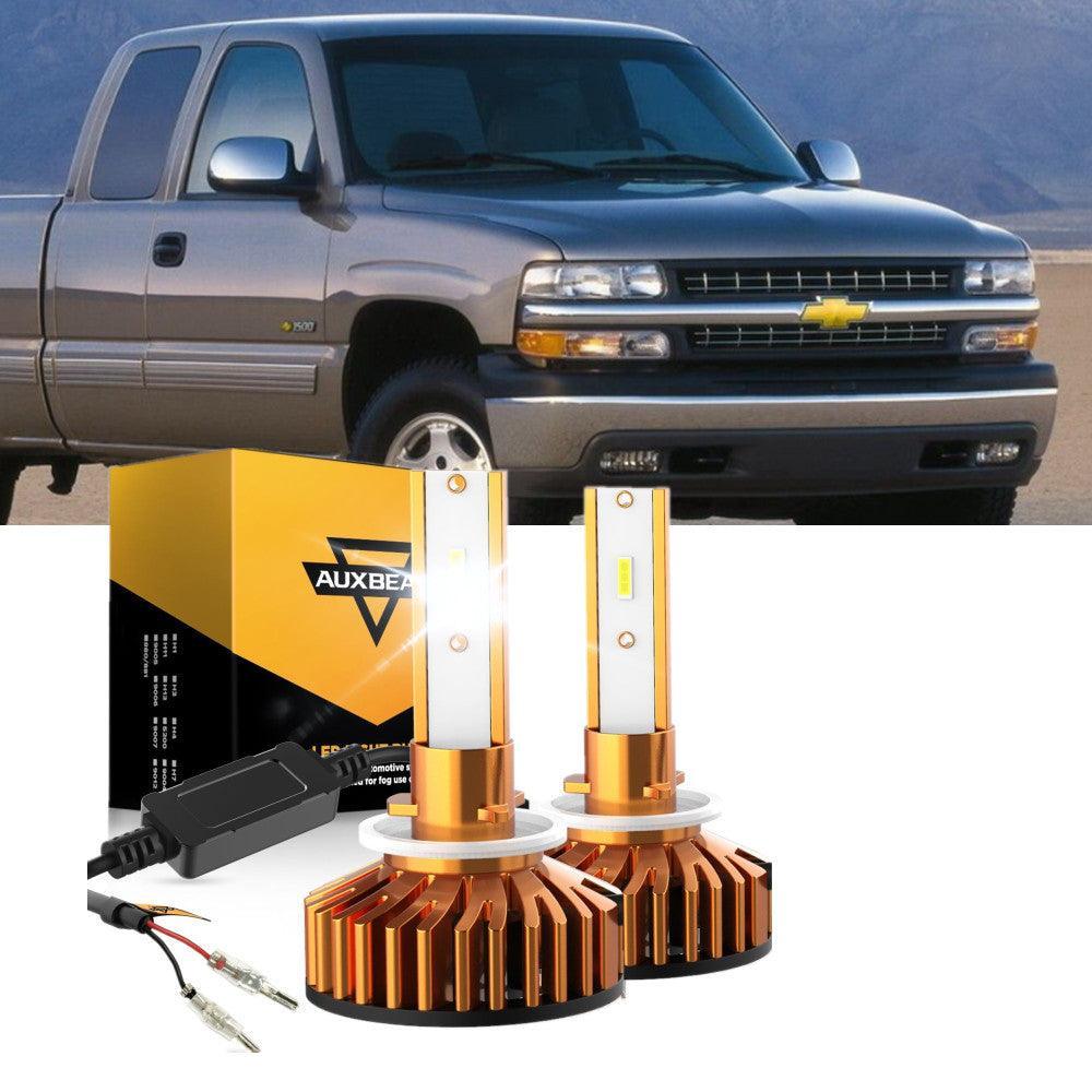 For 2000-2002 Chevrolet Silverado 1500 F-16 Plus Series Built-in Canbus Automotive Grade 14000LM LED Light Bulbs High Low Beam Bundle