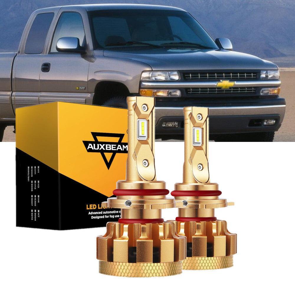 For 2000-2002 Chevrolet Silverado 1500 F-16 Plus Series Built-in Canbus Automotive Grade 14000LM LED Light Bulbs High Low Beam Bundle