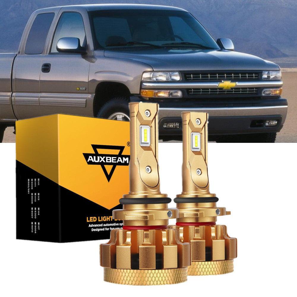 For 2000-2002 Chevrolet Silverado 1500 F-16 Plus Series Built-in Canbus Automotive Grade 14000LM LED Light Bulbs High Low Beam Bundle