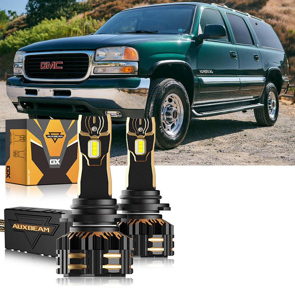 For 2000-2006 GMC Yukon XL 2500 9005 9006 LED Headlight Bulbs Bundle