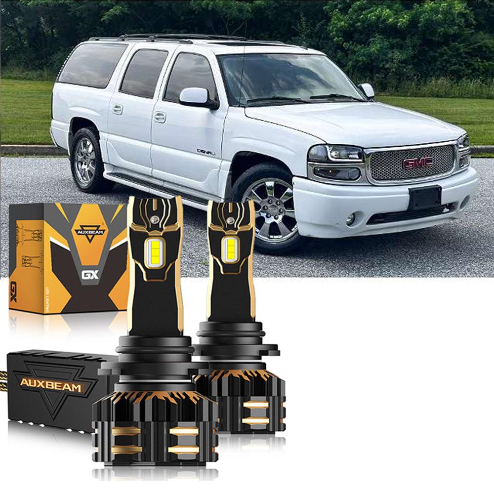 For 2002-2006 GMC Yukon XL 1500 9005 9006 LED Headlight Bulbs Bundle