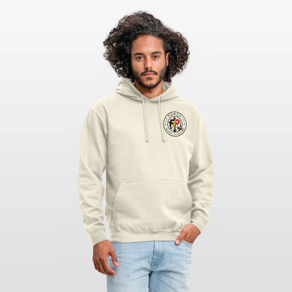 Sweat-shirt à capuche spécial Belgique - vanille