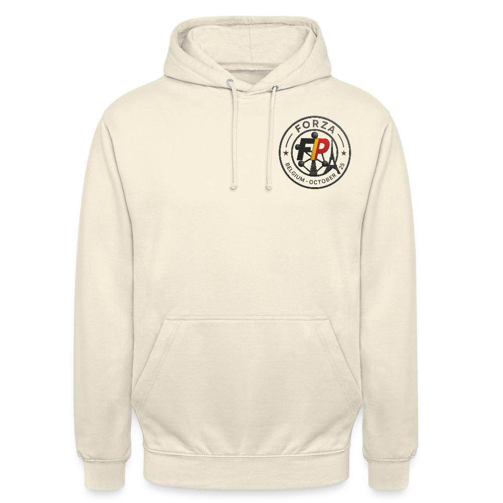 Sweat-shirt à capuche spécial Belgique - vanille