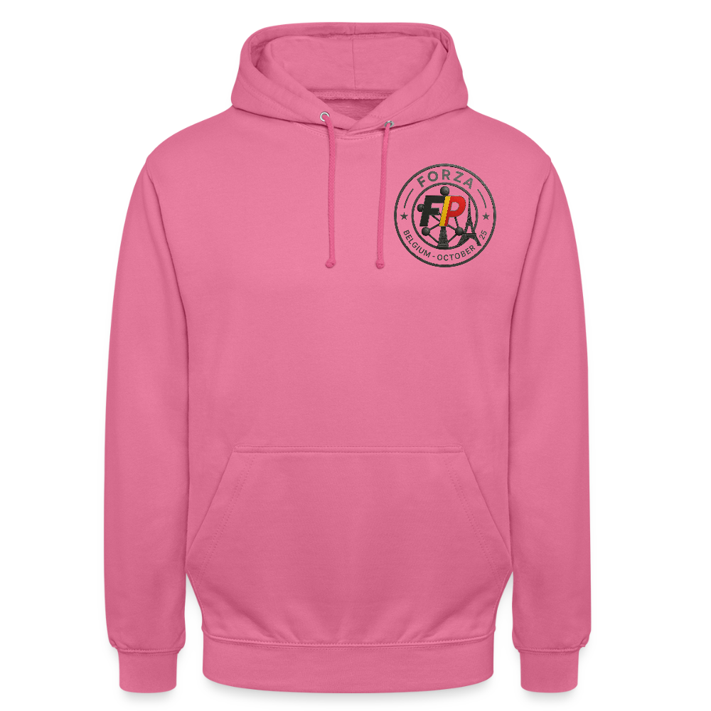 Sweat-shirt à capuche spécial Belgique - rose