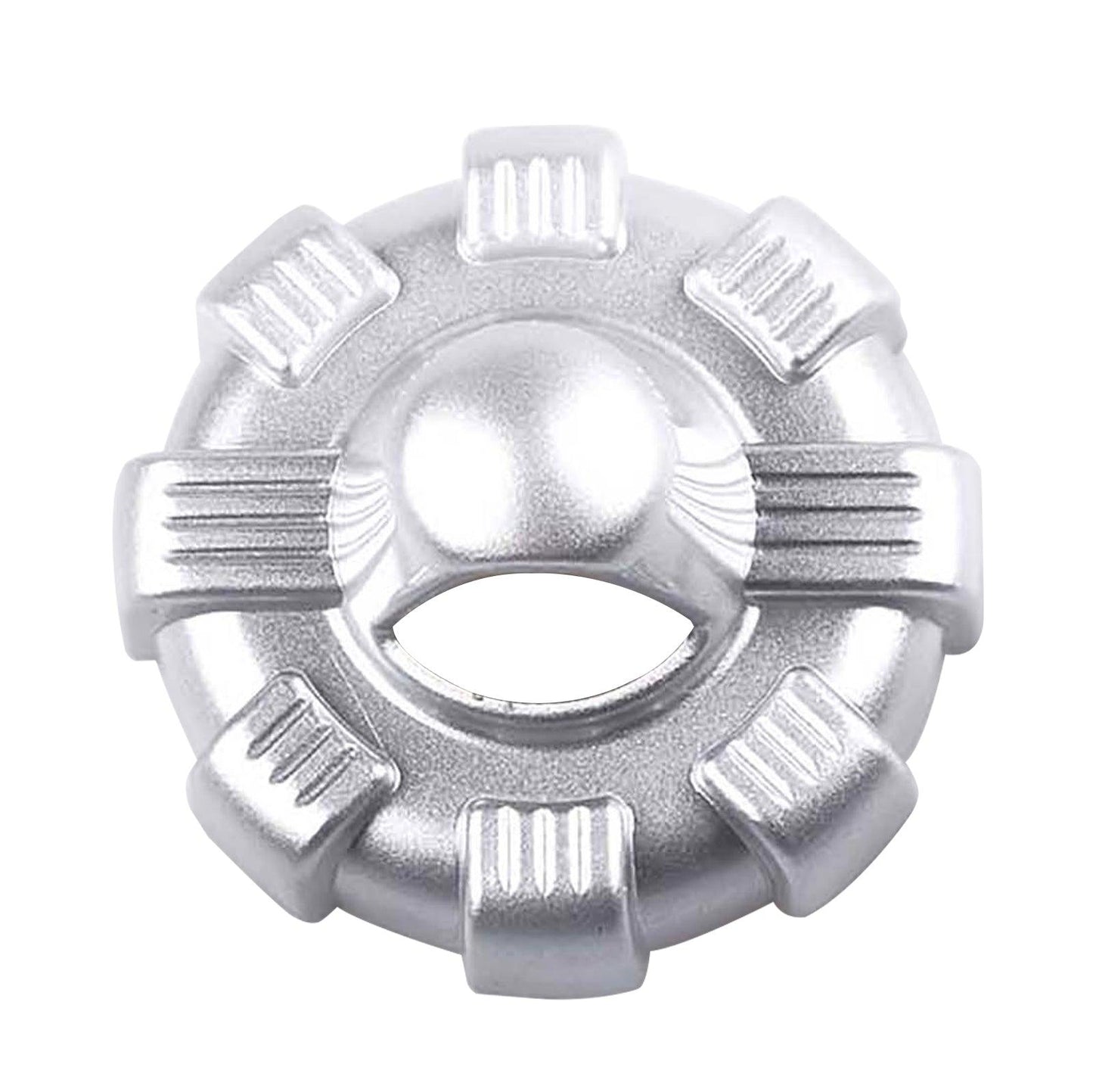 Radio Antenna Base Cover Trim Antenna Mount Decoration Bezel for Jeep Wrangler JL 2018-2022 (Black/ Red/ Silver)