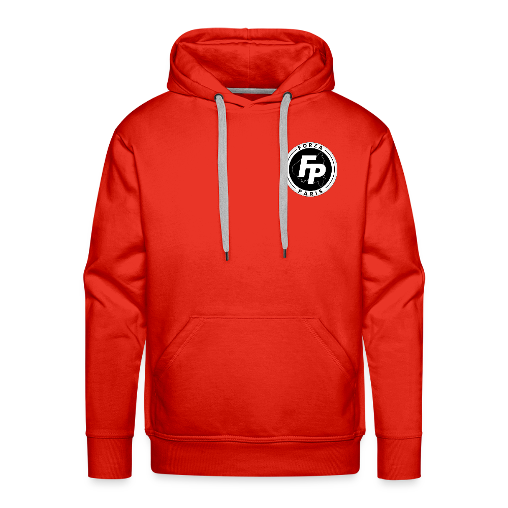 Sweat-shirt à capuche Premium pour hommes - rouge