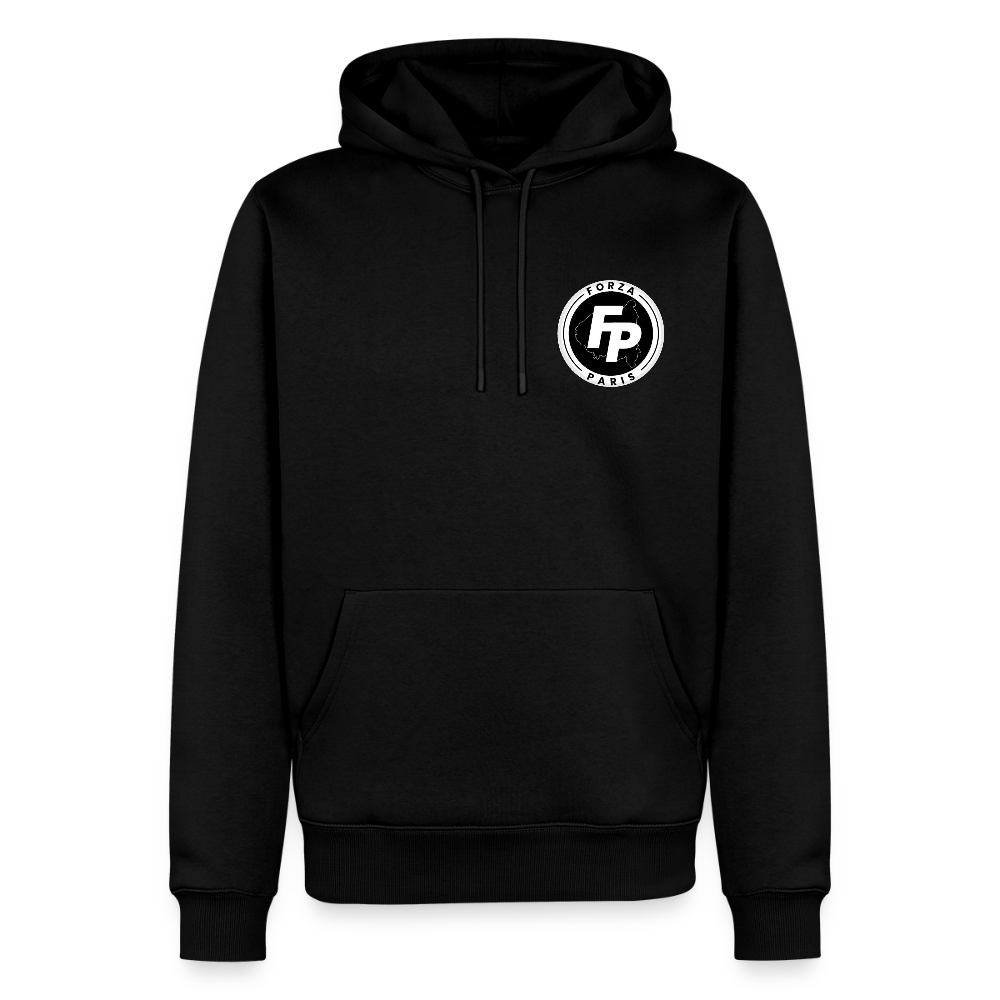 Sweat-shirt à capuche Premium pour hommes - noir