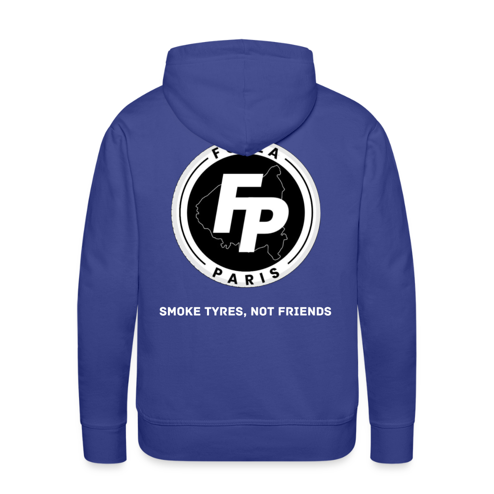 Sweat-shirt à capuche Premium pour hommes - bleu royal