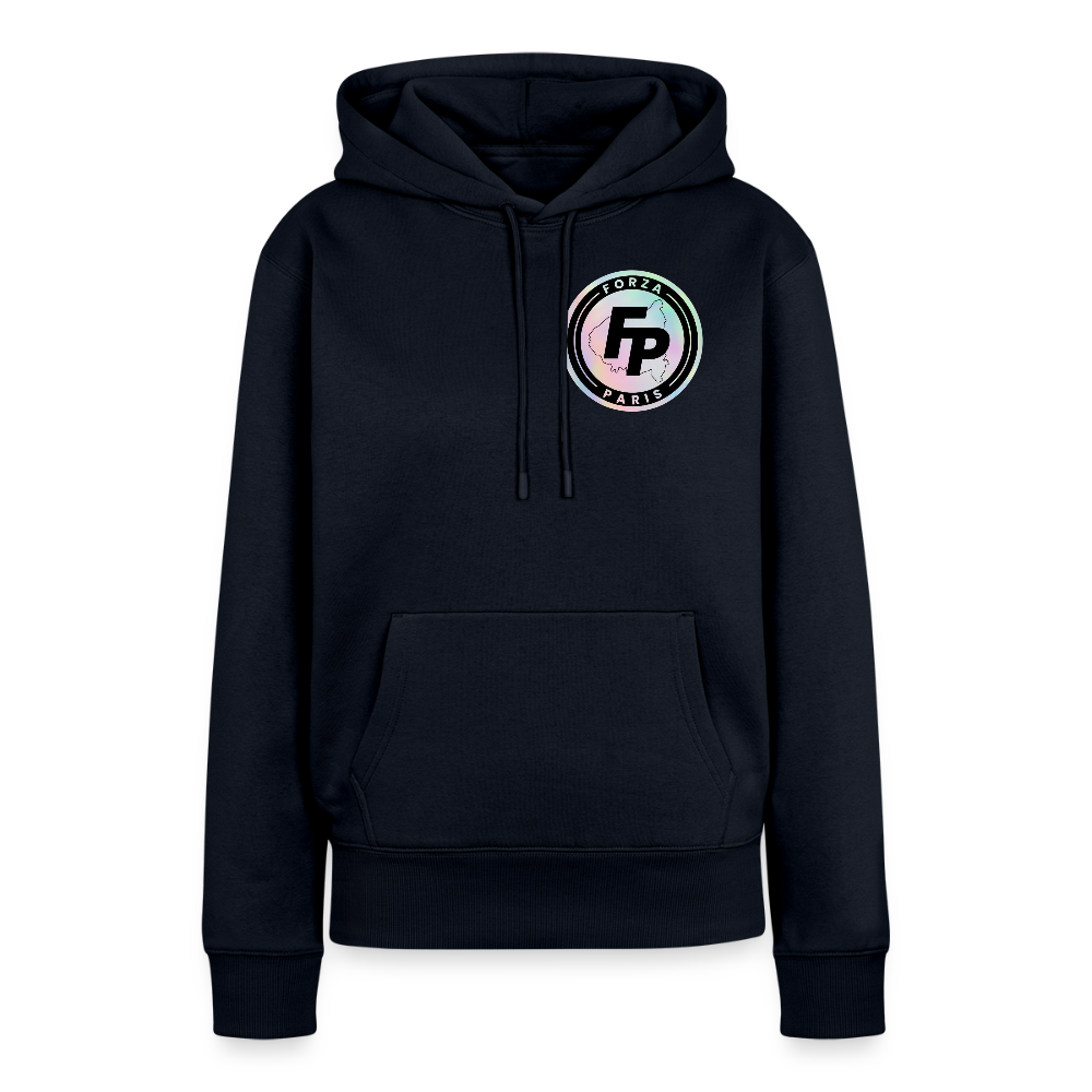 Sweat-shirt à capuche Premium pour femmes - bleu marine