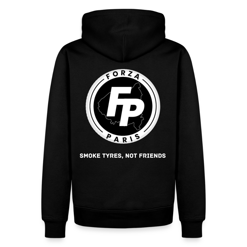 Sweat-shirt à capuche Premium pour hommes - noir