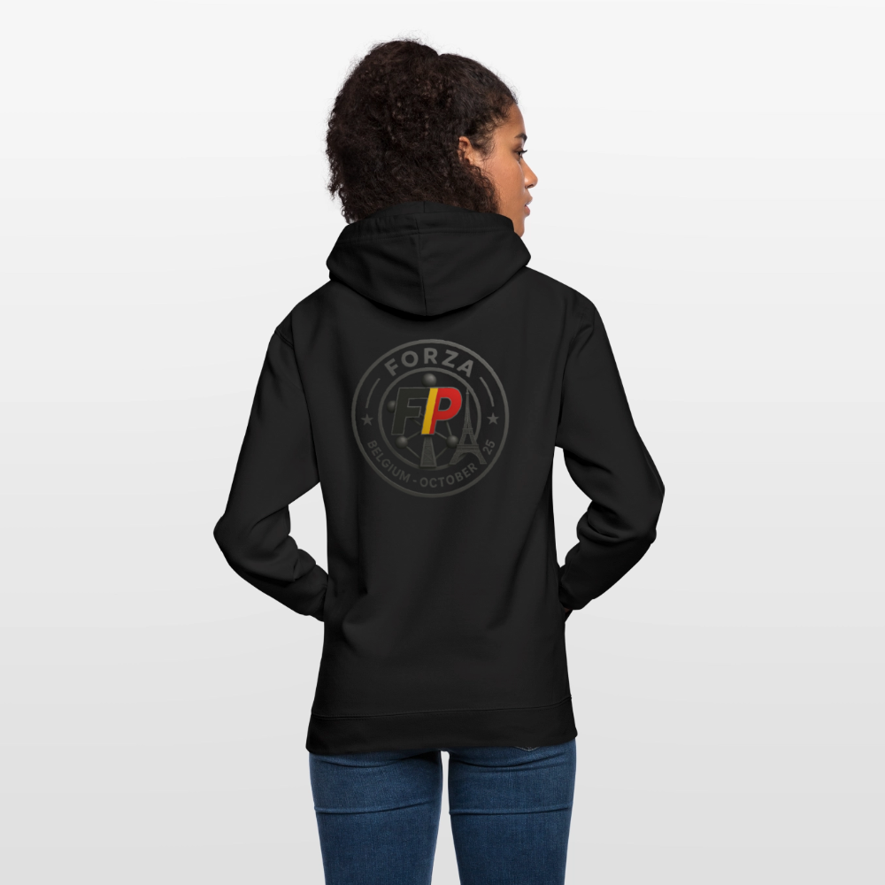 Sweat-shirt à capuche spécial Belgique - noir