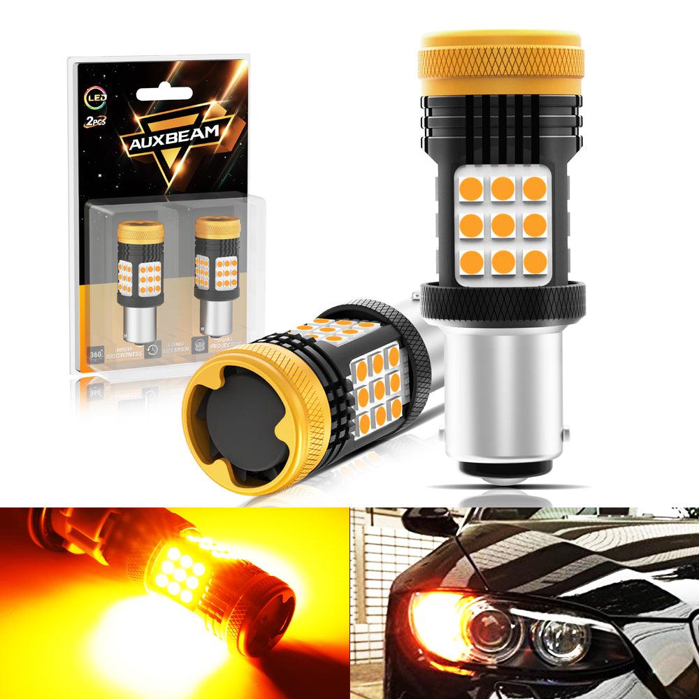 (2pcs/set) π1157 BAY15D 1156 BA15S BAU15S White Amber Red Canbus Error Free No Hyper Flash LED Turn Signal DRL Brake Light Tail Light Reversing Light Bulbs Fan Cooling