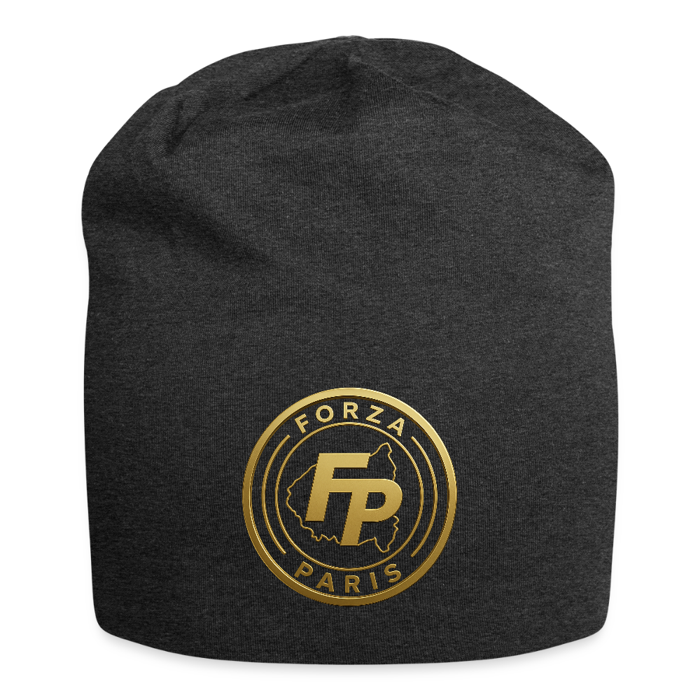 Bonnet en jersey - charbon
