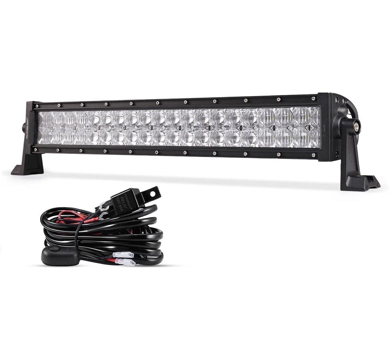 22 Inch-52 Inch 5D Series Straight/Curved Combo Beam Double Row LED Light Bar for 2016 Ford F150