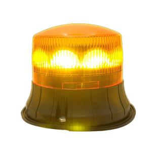 Orange LED rotating beacon with 3-point fixing
