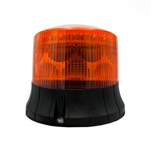 Orange LED rotating beacon with 3-point fixing