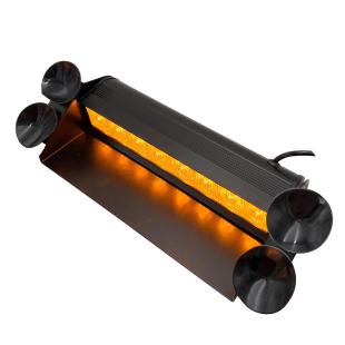 Feu de p←n←tration orange avec ventouses