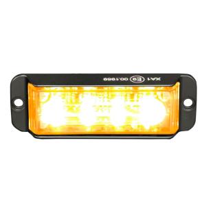 Feu ¢ ←clat led orange plat