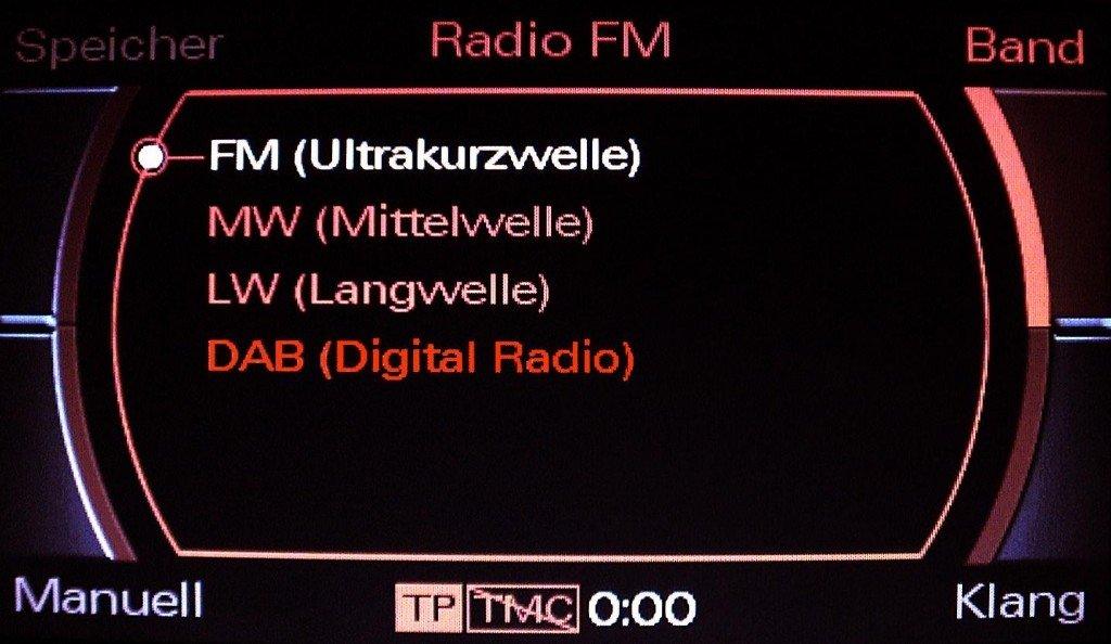 DAB Digital Radio - wiring for Audi A6 4F MMI 2G - SPEED LIGHT