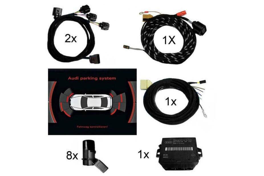 APS Parking System Plus Front & Rear Retrofit for Audi A8 4H - SPEED LIGHT