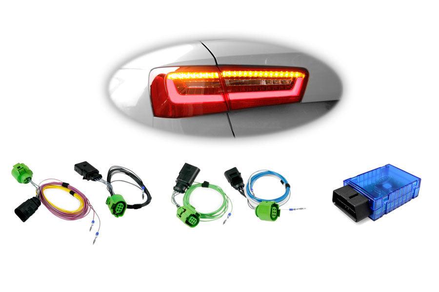 Cable set + coding dongle LED taillights for Audi A6 Avant (4G) - SPEED LIGHT