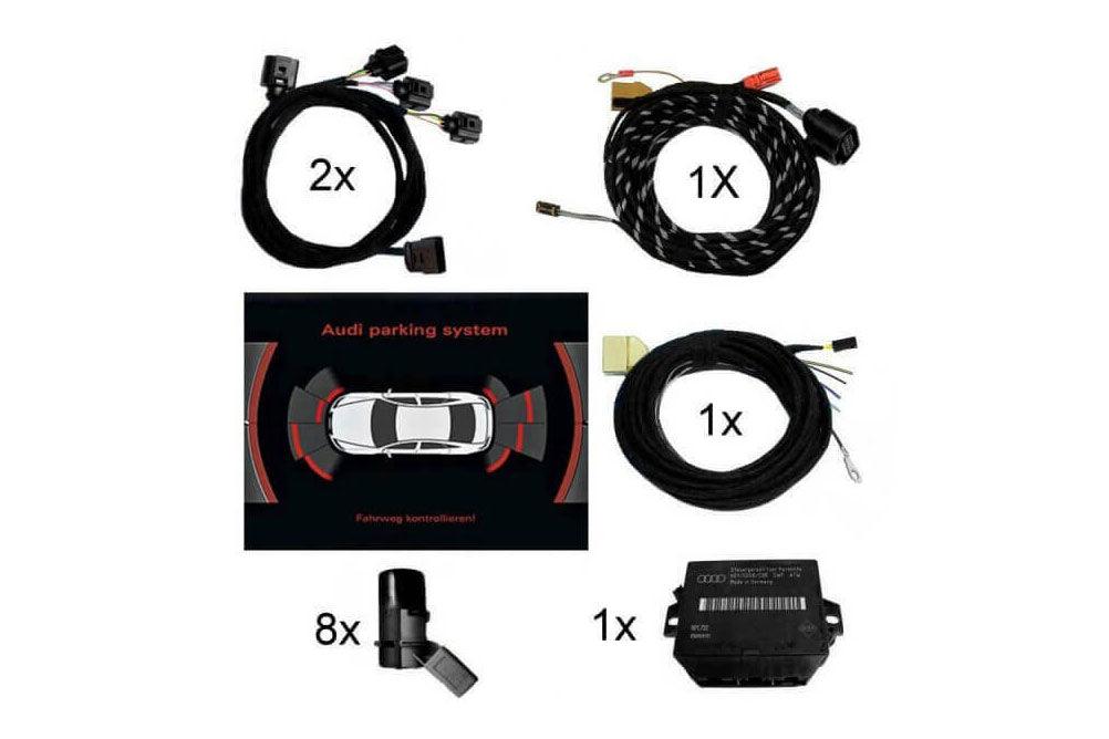APS+ Audi Parking System Plus - Front + Back for Audi A3 8P - SPEED LIGHT