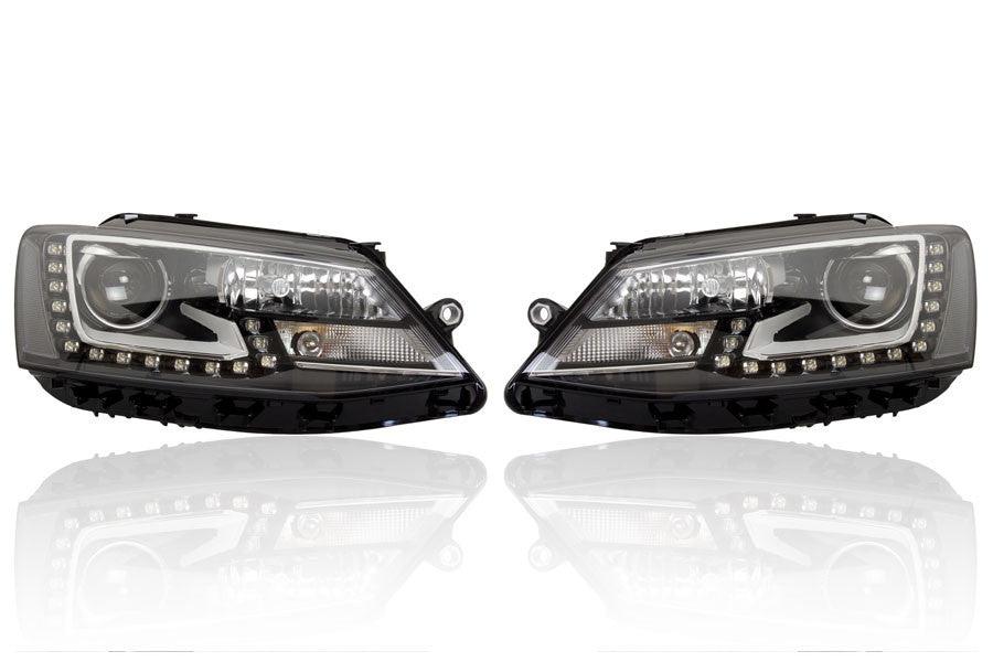 Bi-xenon headlights incl. auto leveling control LED DRL for VW Jetta 5C - SPEED LIGHT
