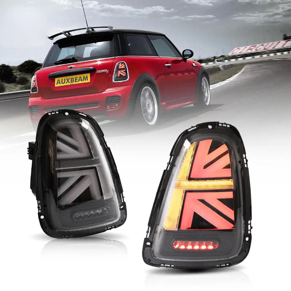 LED Tail Lights Assembly With Amber Sequential Turn Signal For 2007-2015 Mini R Series 2th Gen (R56 R57 R58 R59)