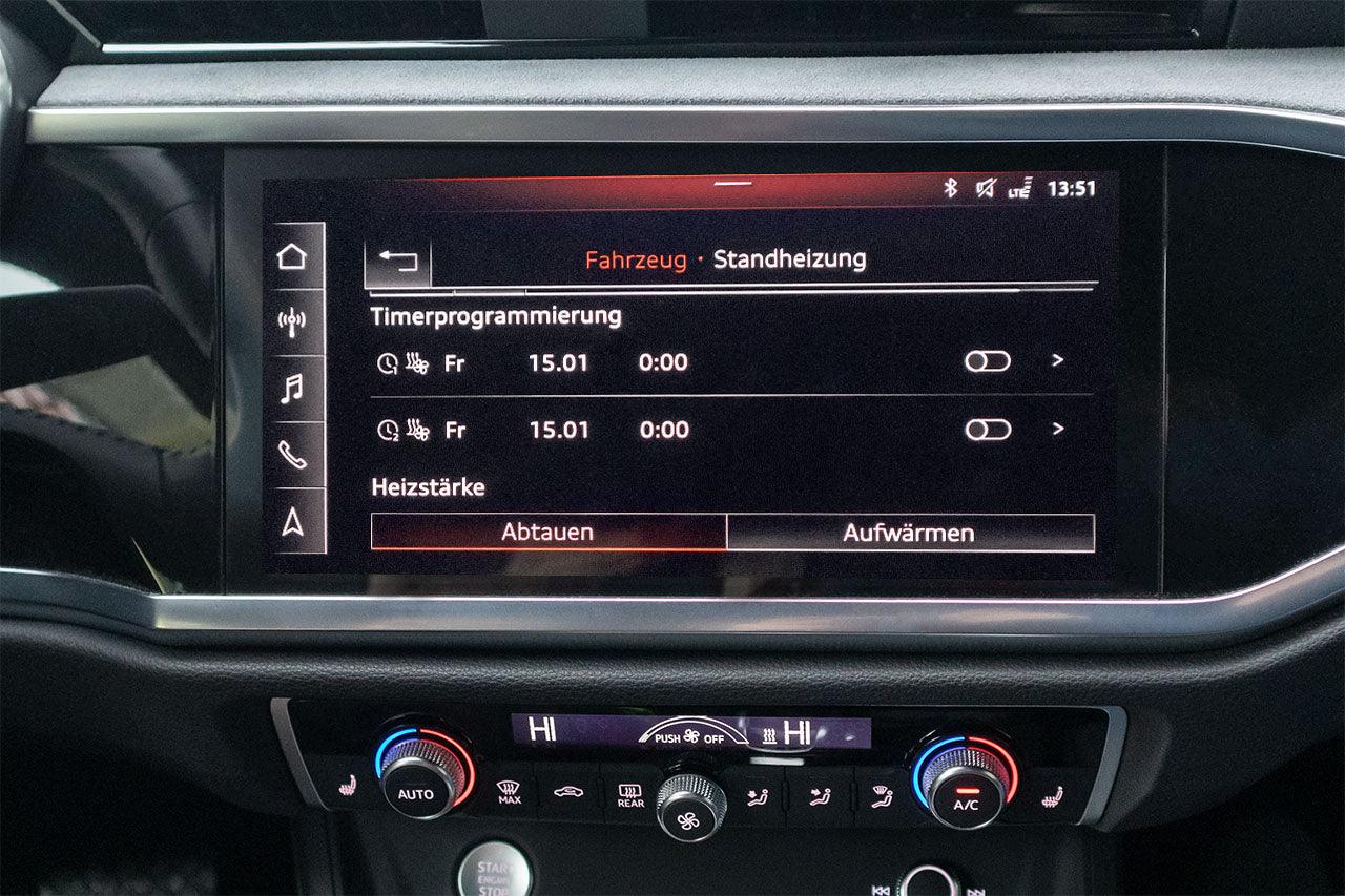 Retrofit kit auxiliary heating for Audi Q3 F3 - SPEED LIGHT