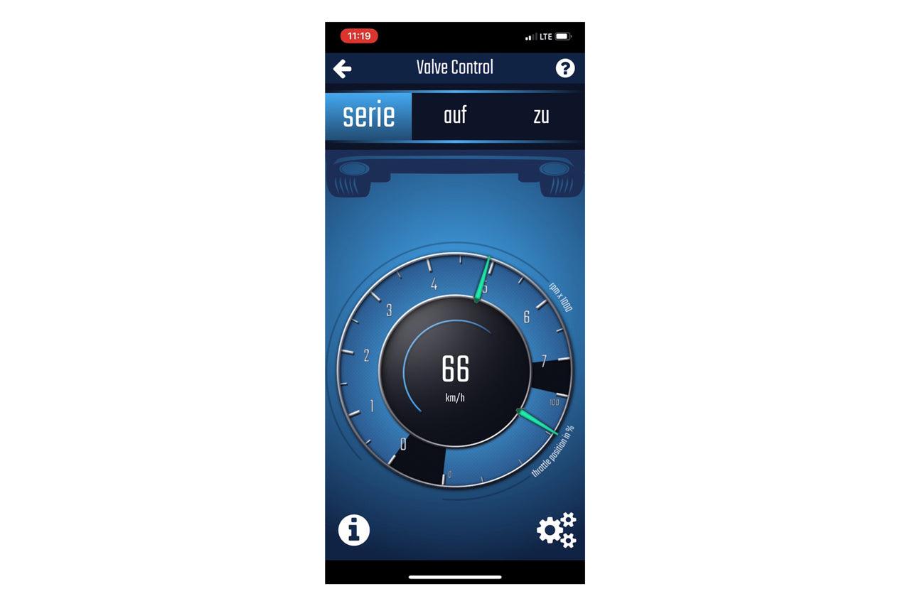 Valve control KUFATEC Exhaust Pro for Audi S3 8V, RS3 8V, TTRS 8S with APP control - SPEED LIGHT