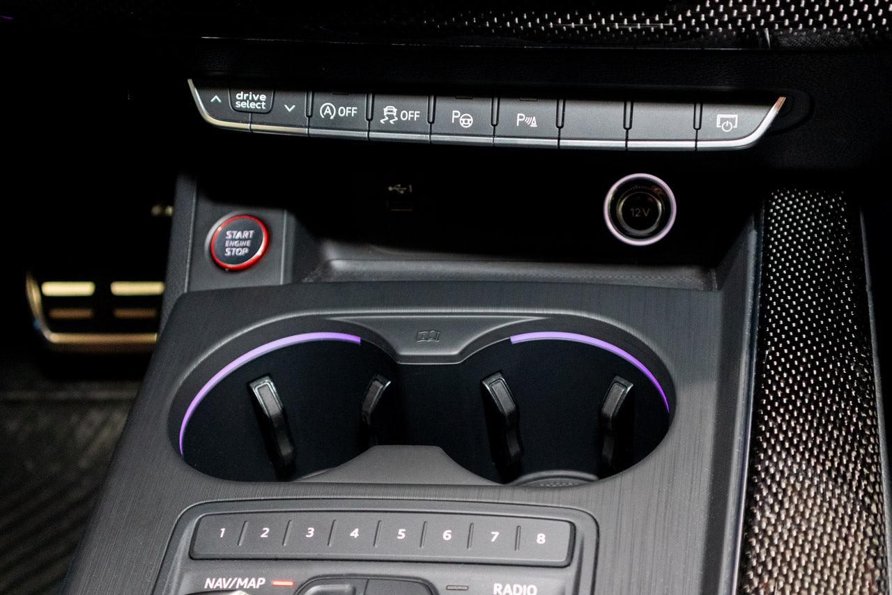 Original illuminated cupholder for Audi A4 8W, A5 F5 - SPEED LIGHT