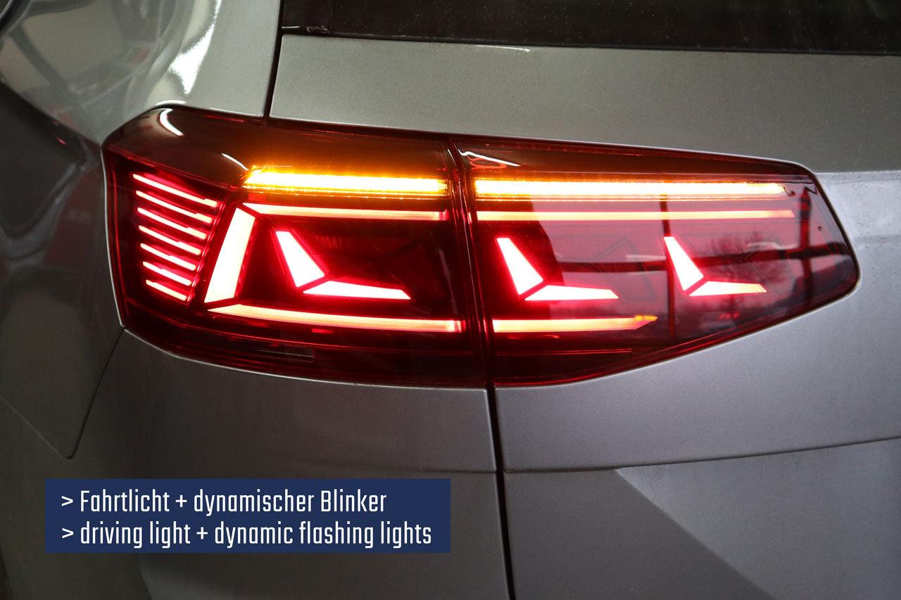 Complete kit of facelift LED taillights for VW Passat B8 - SPEED LIGHT