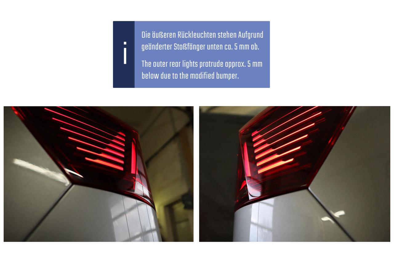 Complete kit of facelift LED taillights for VW Passat B8 - SPEED LIGHT