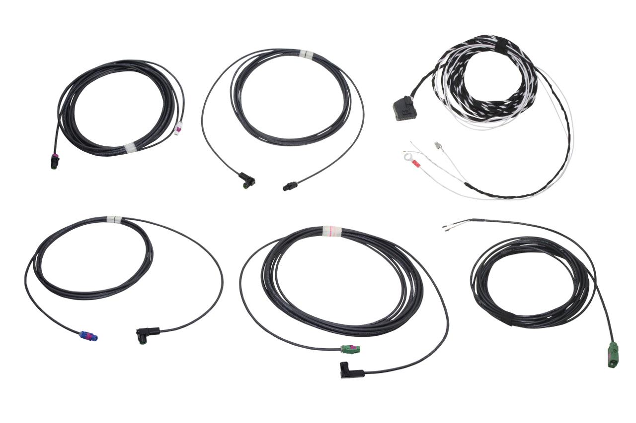 Complete set Real Top View - 4 camera system for Porsche Cayenne 92A - SPEED LIGHT