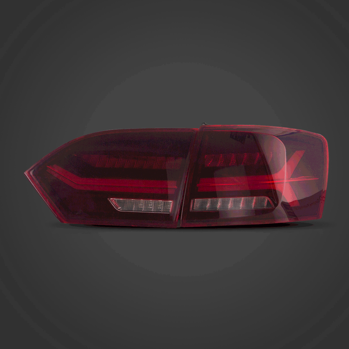 LED Tail Light Assembly With Full LED Sequential Turn Signal For 2011-2014 Volkswagen Jetta/Sagitar 6th Gen (A6)