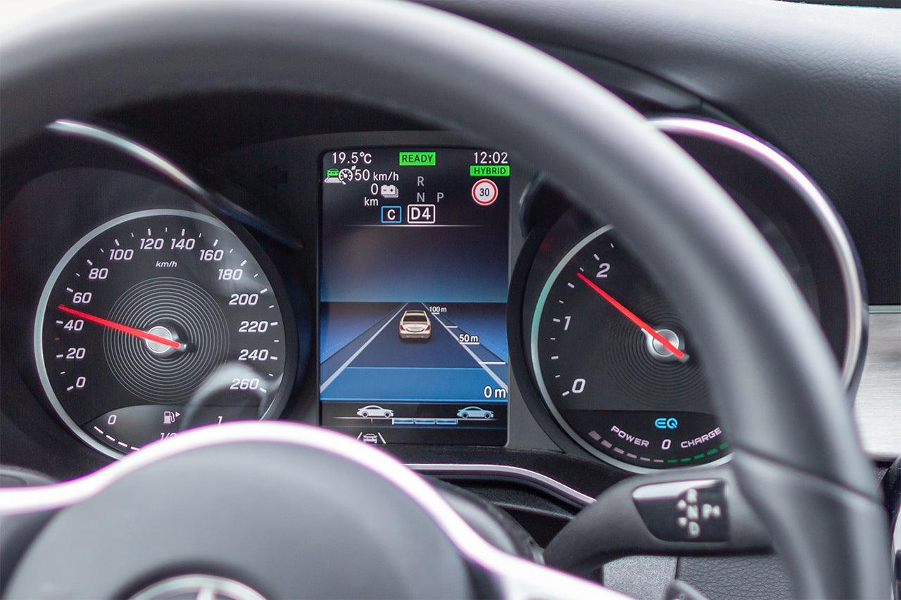Complete set for retrofitting distance control Code 239 for Mercedes Benz C-Class W205 from my 2019 - SPEED LIGHT