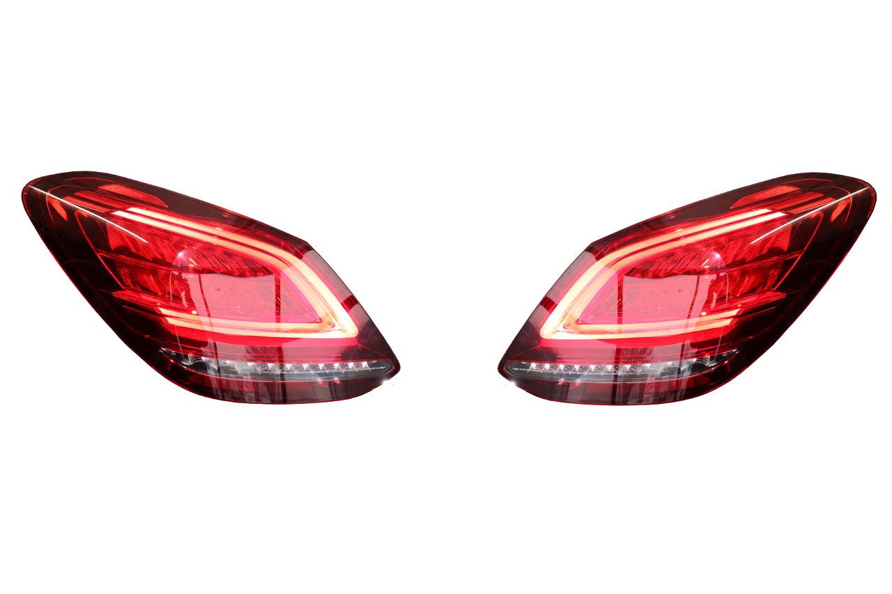 Complete set LED facelift taillights for Mercedes Benz C-Class W205 sedan - SPEED LIGHT