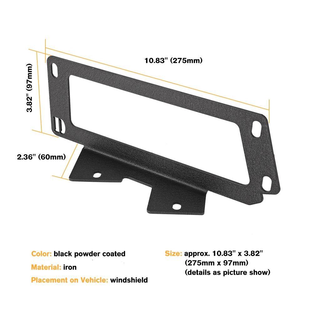 3 Inch LED Pods Lights with Additional Amber Covers & Dual Fog lights Hidden Bumper Mount Bracket for Dodge Ram 2500 3500 2010-2017