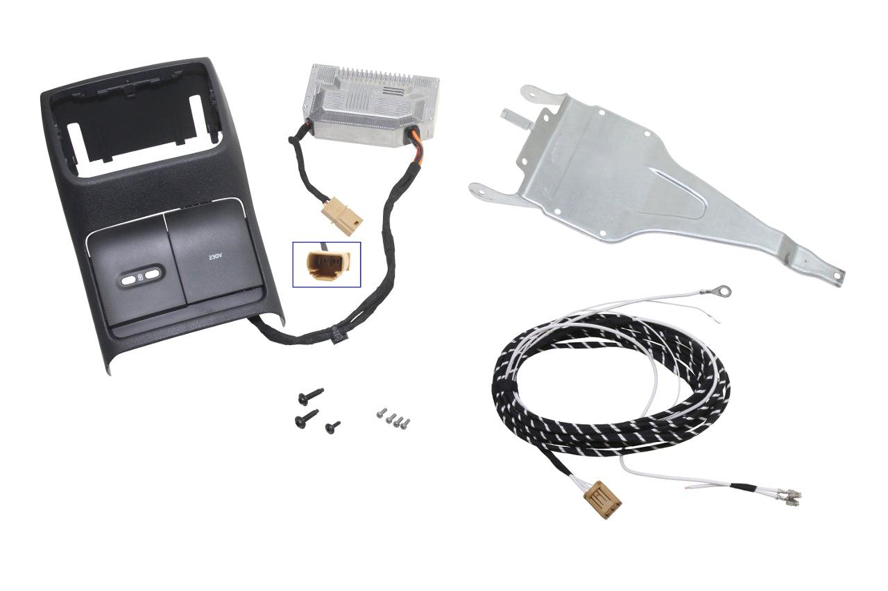 Complete set 230 Volt socket for Skoda Octavia NX - SPEED LIGHT